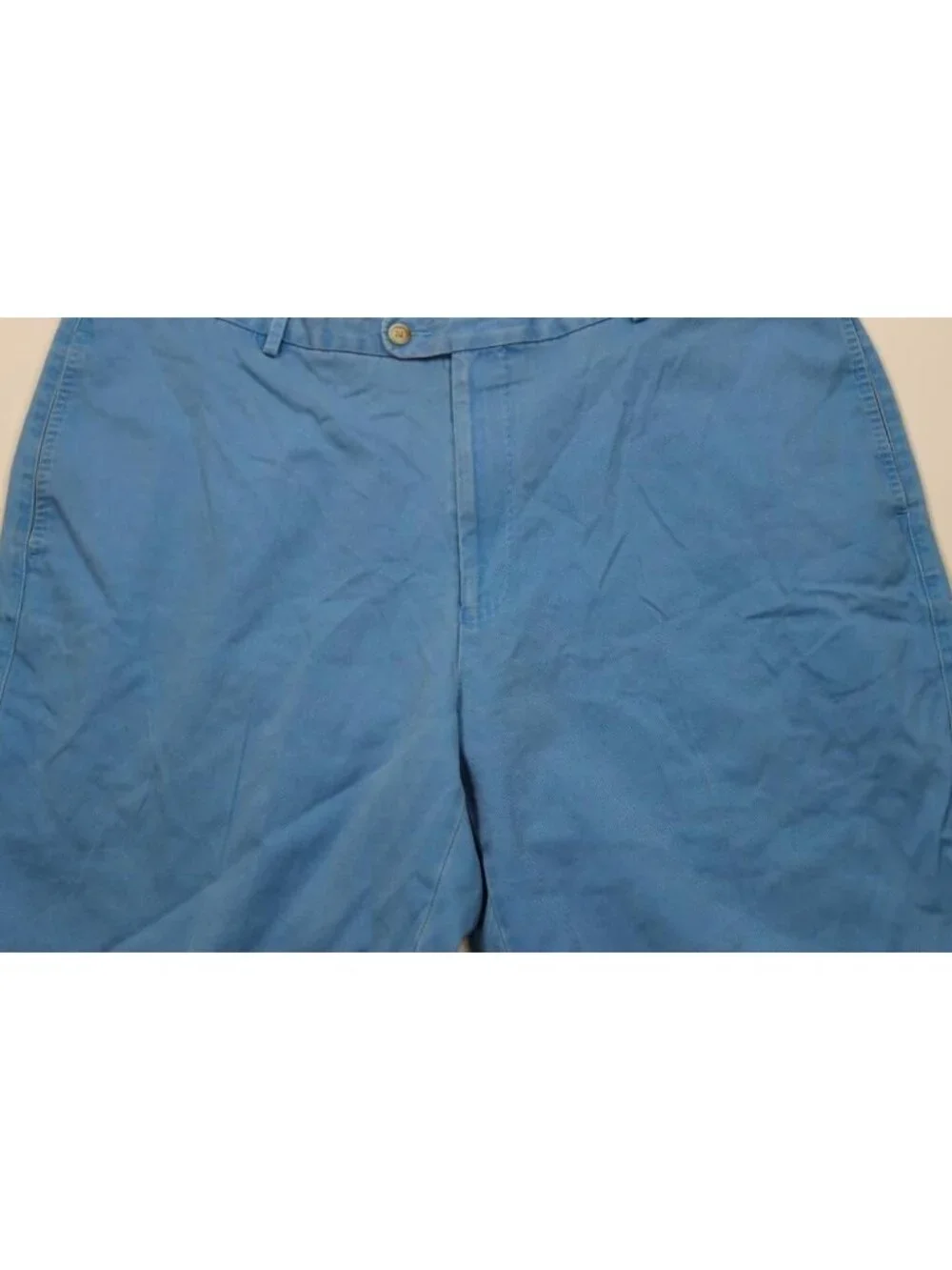 Peter Millar Mens 40 Stonewash Above Knee Golf Chino Shorts Blue Pima Cotton
